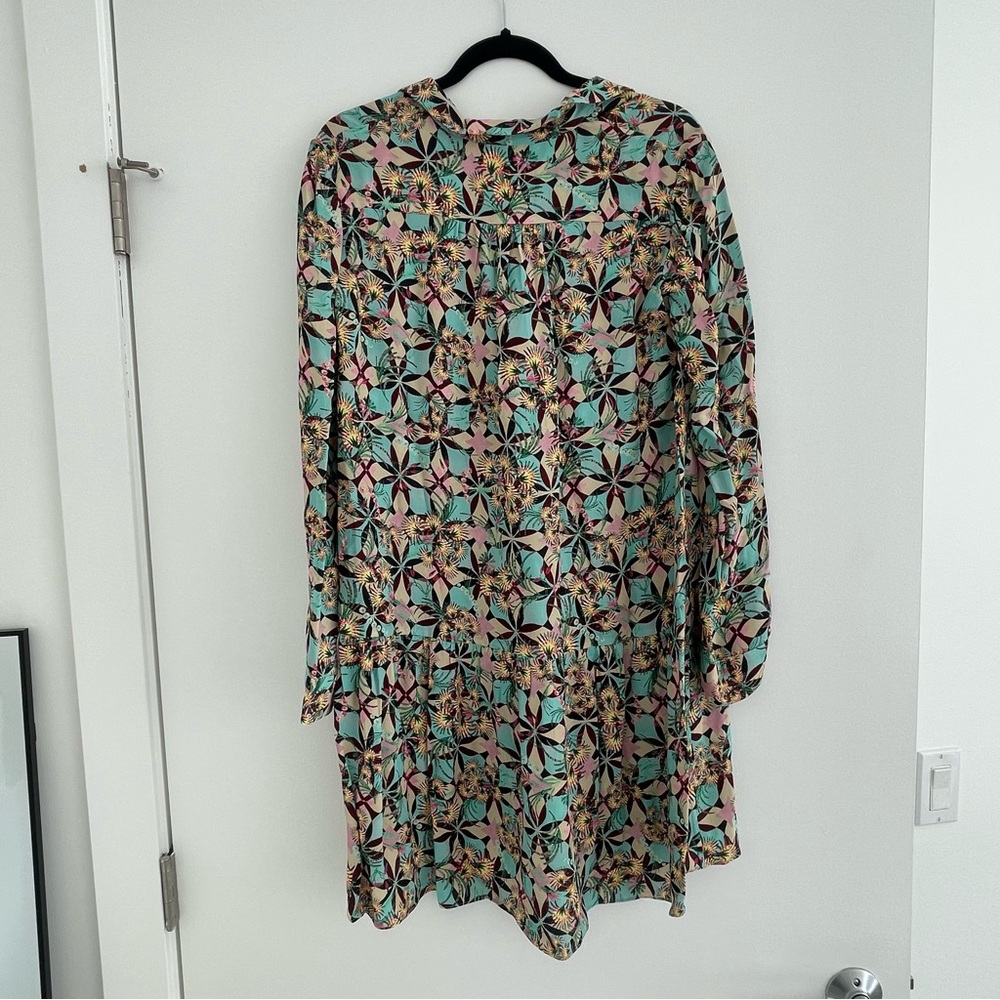 SALONI Jas B Dress In Flowering Tile - Picture 4 of 9
